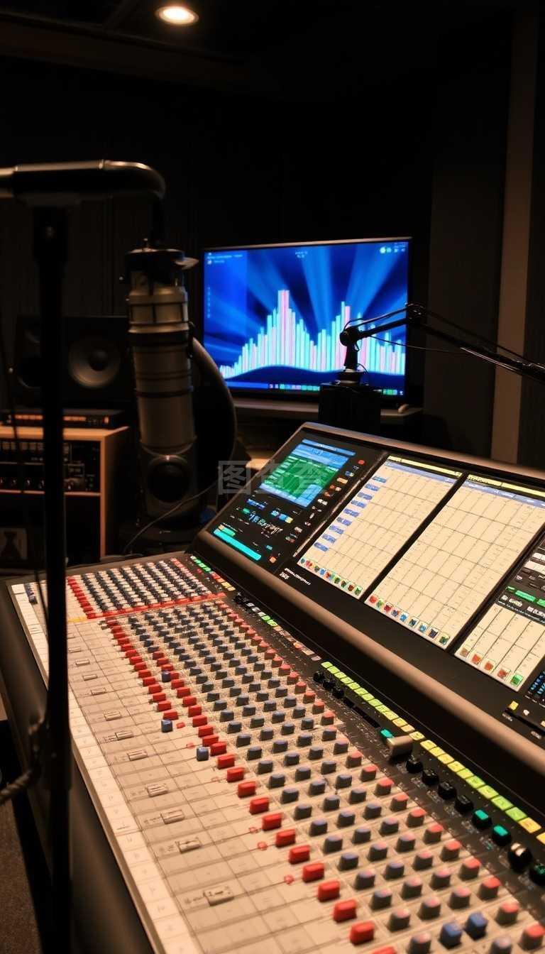 錄音棚混音臺(tái)專業(yè)音樂(lè)制作