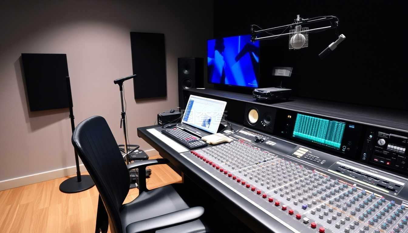 錄音棚混音臺(tái)專業(yè)音樂(lè)制作