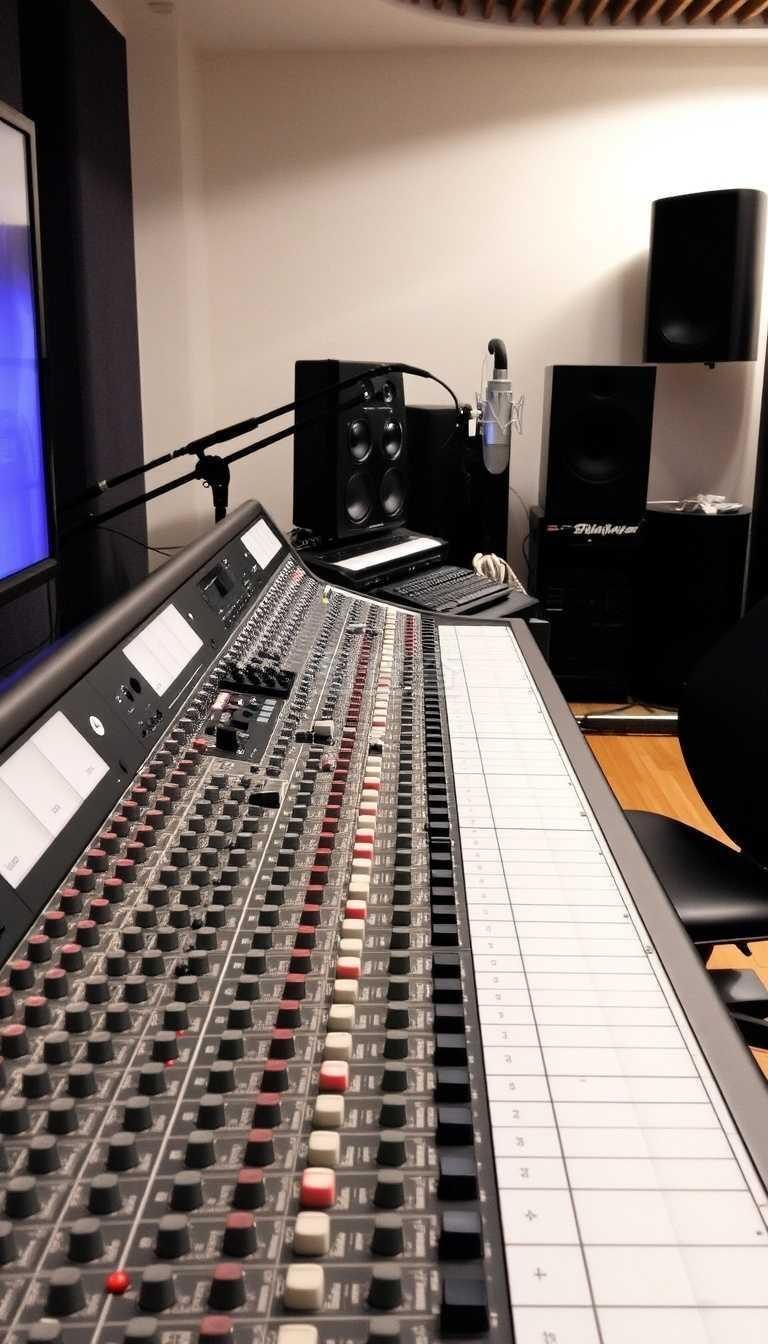 錄音棚混音臺(tái)專業(yè)音樂(lè)制作